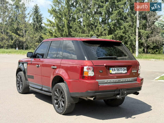 Червоний Ленд Ровер Range Rover Sport, об'ємом двигуна 4.19 л та пробігом 245 тис. км за 6900 $, фото 36 на Automoto.ua
