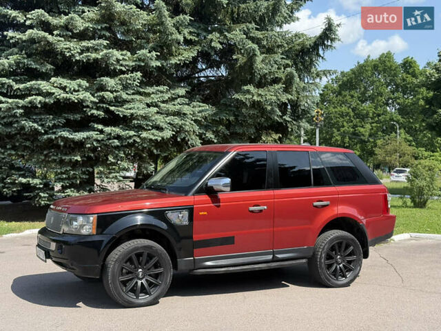 Червоний Ленд Ровер Range Rover Sport, об'ємом двигуна 4.19 л та пробігом 245 тис. км за 6900 $, фото 8 на Automoto.ua
