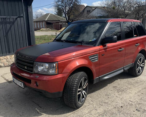 Червоний Ленд Ровер Range Rover Sport, об'ємом двигуна 4.2 л та пробігом 161 тис. км за 11000 $, фото 9 на Automoto.ua