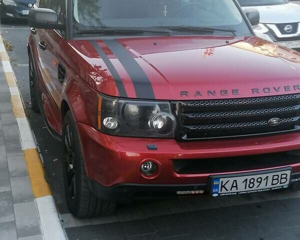 Червоний Ленд Ровер Range Rover Sport, об'ємом двигуна 4.2 л та пробігом 206 тис. км за 10999 $, фото 6 на Automoto.ua