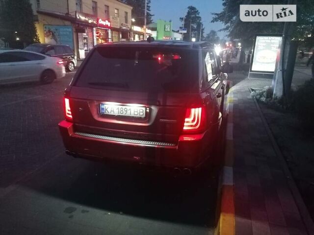 Червоний Ленд Ровер Range Rover Sport, об'ємом двигуна 4.2 л та пробігом 206 тис. км за 10999 $, фото 5 на Automoto.ua