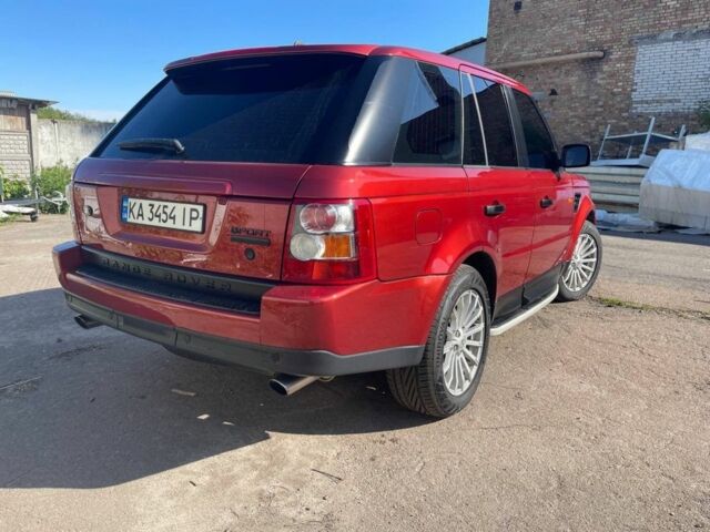 Червоний Ленд Ровер Range Rover Sport, об'ємом двигуна 4.2 л та пробігом 270 тис. км за 9100 $, фото 1 на Automoto.ua