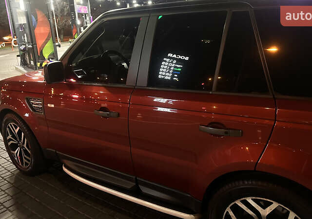 Червоний Ленд Ровер Range Rover Sport, об'ємом двигуна 5 л та пробігом 165 тис. км за 11400 $, фото 7 на Automoto.ua