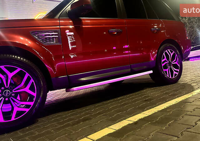 Червоний Ленд Ровер Range Rover Sport, об'ємом двигуна 5 л та пробігом 165 тис. км за 11400 $, фото 15 на Automoto.ua