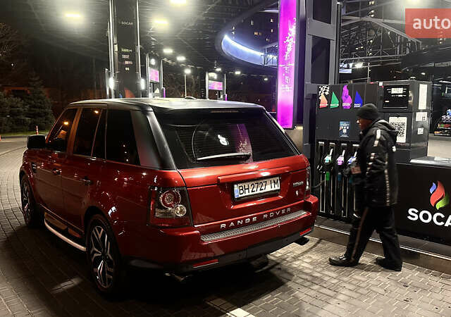 Червоний Ленд Ровер Range Rover Sport, об'ємом двигуна 5 л та пробігом 165 тис. км за 11400 $, фото 3 на Automoto.ua
