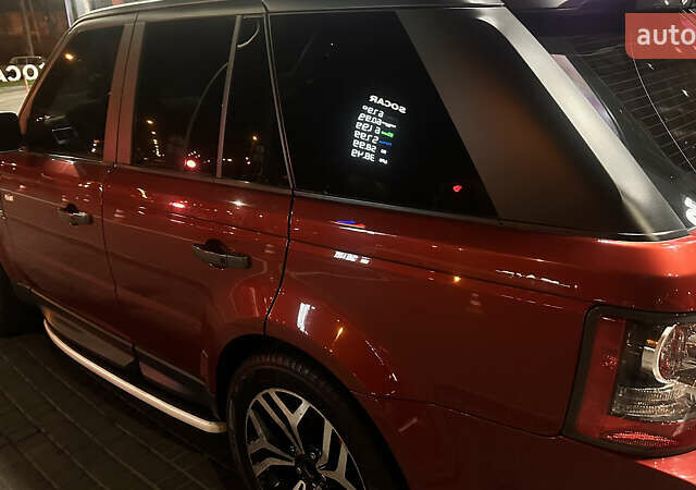 Червоний Ленд Ровер Range Rover Sport, об'ємом двигуна 5 л та пробігом 165 тис. км за 11400 $, фото 5 на Automoto.ua