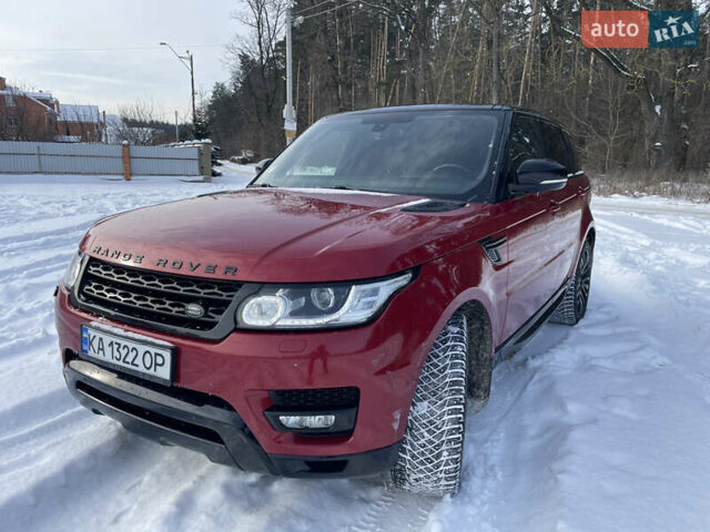 Червоний Ленд Ровер Range Rover Sport, об'ємом двигуна 5 л та пробігом 191 тис. км за 23500 $, фото 3 на Automoto.ua