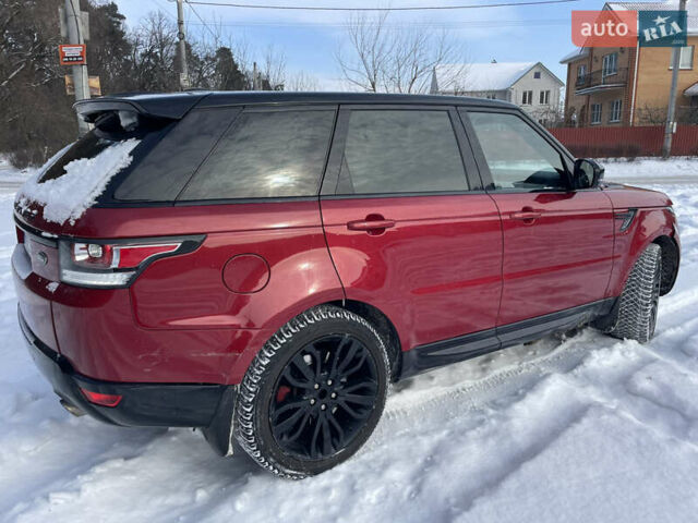 Червоний Ленд Ровер Range Rover Sport, об'ємом двигуна 5 л та пробігом 191 тис. км за 23500 $, фото 13 на Automoto.ua
