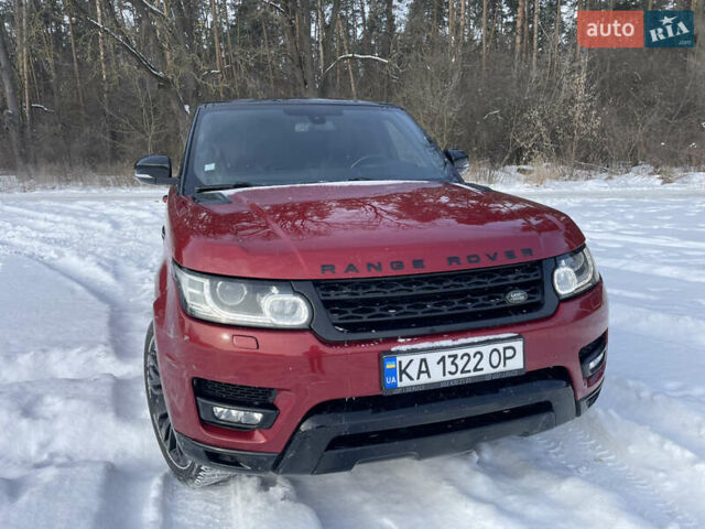 Червоний Ленд Ровер Range Rover Sport, об'ємом двигуна 5 л та пробігом 191 тис. км за 23500 $, фото 2 на Automoto.ua