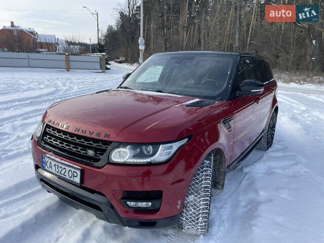 Червоний Ленд Ровер Range Rover Sport, об'ємом двигуна 5 л та пробігом 191 тис. км за 23500 $, фото 4 на Automoto.ua