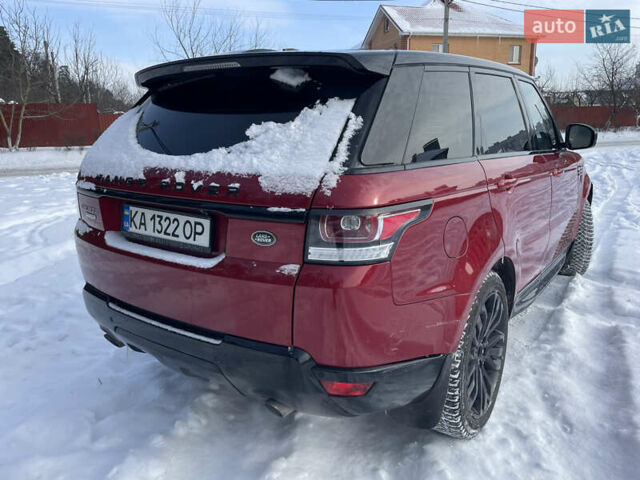 Червоний Ленд Ровер Range Rover Sport, об'ємом двигуна 5 л та пробігом 191 тис. км за 23500 $, фото 12 на Automoto.ua
