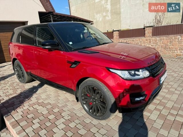 Червоний Ленд Ровер Range Rover Sport, об'ємом двигуна 5 л та пробігом 193 тис. км за 27000 $, фото 4 на Automoto.ua