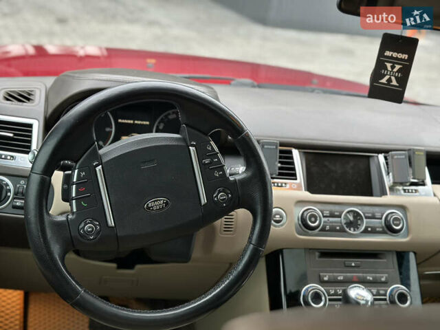 Червоний Ленд Ровер Range Rover Sport, об'ємом двигуна 2.99 л та пробігом 195 тис. км за 17500 $, фото 13 на Automoto.ua