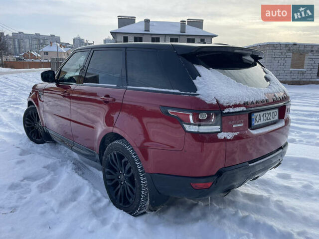 Червоний Ленд Ровер Range Rover Sport, об'ємом двигуна 5 л та пробігом 191 тис. км за 23500 $, фото 9 на Automoto.ua