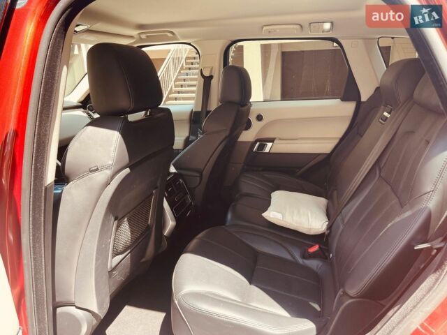 Червоний Ленд Ровер Range Rover Sport, об'ємом двигуна 2.99 л та пробігом 360 тис. км за 21500 $, фото 6 на Automoto.ua