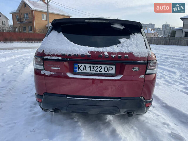 Червоний Ленд Ровер Range Rover Sport, об'ємом двигуна 5 л та пробігом 191 тис. км за 23500 $, фото 11 на Automoto.ua