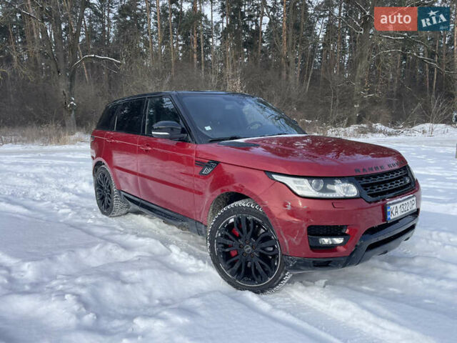 Червоний Ленд Ровер Range Rover Sport, об'ємом двигуна 5 л та пробігом 191 тис. км за 23500 $, фото 1 на Automoto.ua