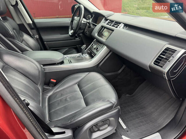 Червоний Ленд Ровер Range Rover Sport, об'ємом двигуна 3 л та пробігом 242 тис. км за 20500 $, фото 12 на Automoto.ua