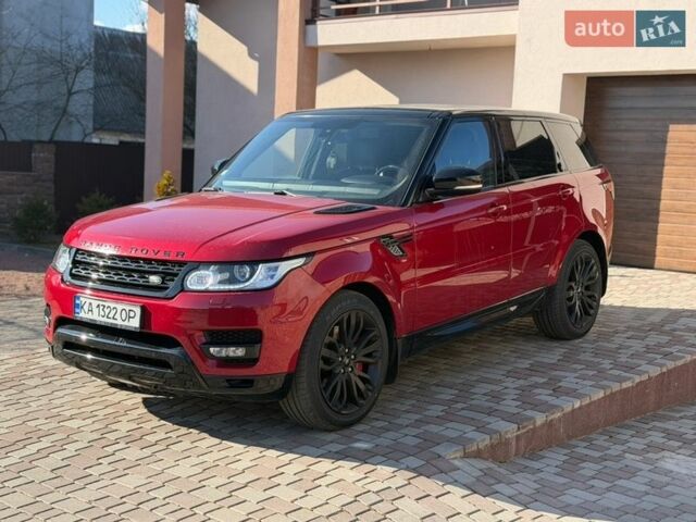 Червоний Ленд Ровер Range Rover Sport, об'ємом двигуна 5 л та пробігом 193 тис. км за 27000 $, фото 1 на Automoto.ua