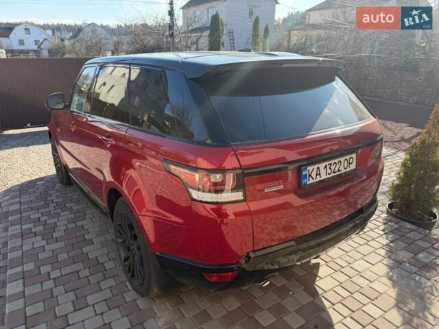Червоний Ленд Ровер Range Rover Sport, об'ємом двигуна 5 л та пробігом 193 тис. км за 27000 $, фото 6 на Automoto.ua