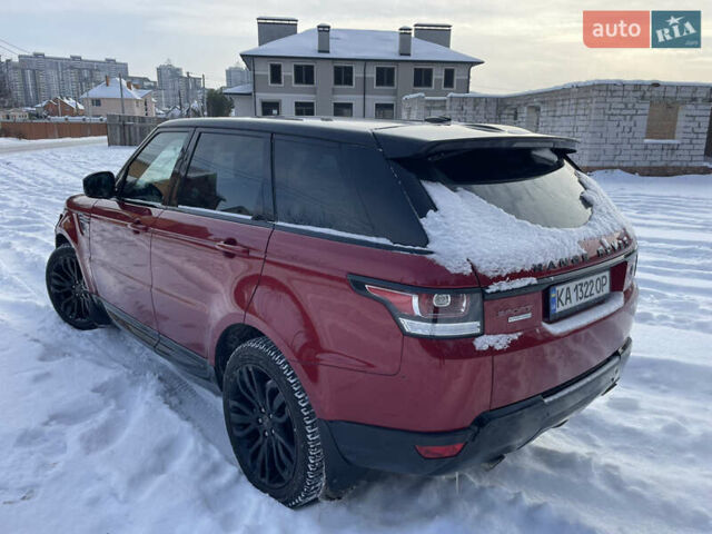 Червоний Ленд Ровер Range Rover Sport, об'ємом двигуна 5 л та пробігом 191 тис. км за 23500 $, фото 8 на Automoto.ua