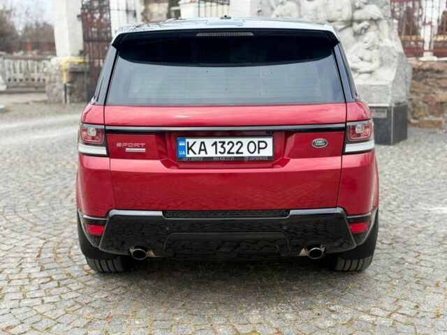 Красный Ленд Ровер Рендж Ровер Спорт, объемом двигателя 5 л и пробегом 193 тыс. км за 25500 $, фото 1 на Automoto.ua