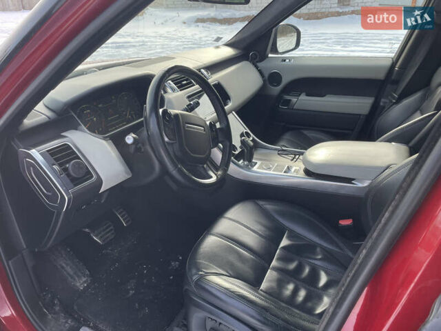 Червоний Ленд Ровер Range Rover Sport, об'ємом двигуна 5 л та пробігом 191 тис. км за 23500 $, фото 22 на Automoto.ua