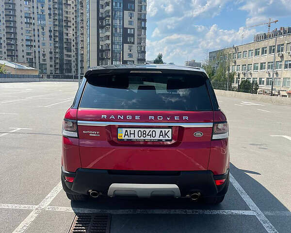 Червоний Ленд Ровер Range Rover Sport, об'ємом двигуна 2.99 л та пробігом 93 тис. км за 38000 $, фото 1 на Automoto.ua