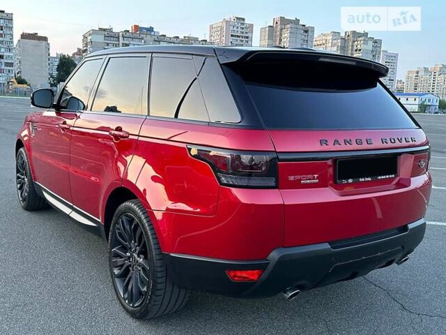 Червоний Ленд Ровер Range Rover Sport, об'ємом двигуна 3 л та пробігом 155 тис. км за 33999 $, фото 4 на Automoto.ua