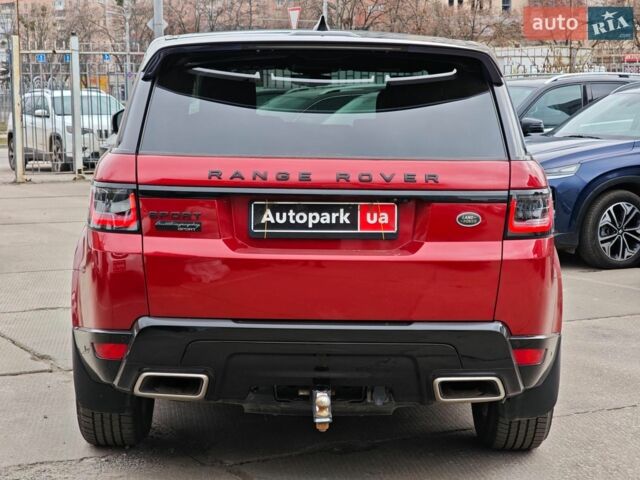 Червоний Ленд Ровер Range Rover Sport, об'ємом двигуна 3 л та пробігом 82 тис. км за 40390 $, фото 8 на Automoto.ua