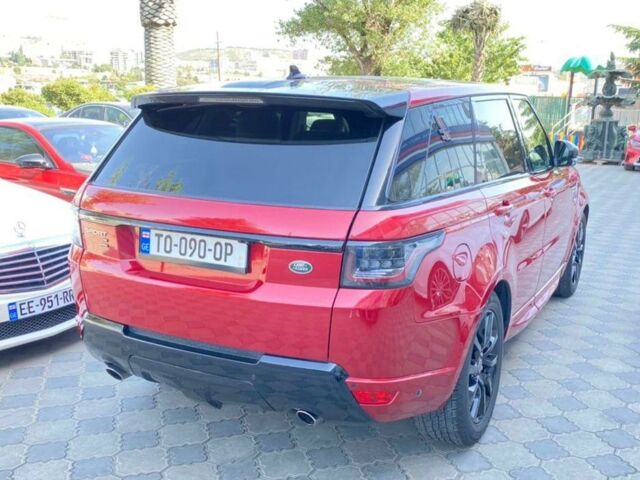 Червоний Ленд Ровер Range Rover Sport, об'ємом двигуна 4 л та пробігом 40 тис. км за 49500 $, фото 2 на Automoto.ua