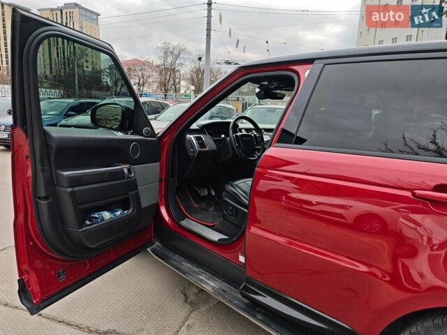 Червоний Ленд Ровер Range Rover Sport, об'ємом двигуна 3 л та пробігом 82 тис. км за 40390 $, фото 25 на Automoto.ua