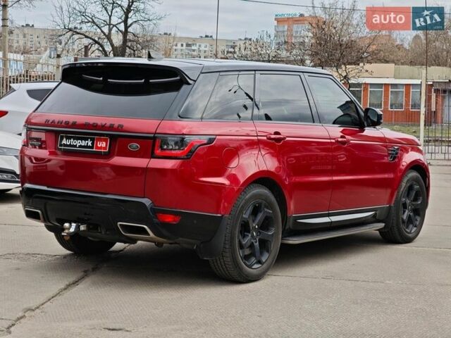 Червоний Ленд Ровер Range Rover Sport, об'ємом двигуна 3 л та пробігом 82 тис. км за 46990 $, фото 9 на Automoto.ua