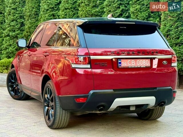 Червоний Ленд Ровер Range Rover Sport, об'ємом двигуна 3 л та пробігом 253 тис. км за 21750 $, фото 2 на Automoto.ua