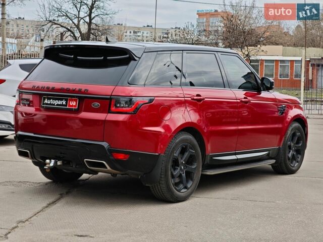 Червоний Ленд Ровер Range Rover Sport, об'ємом двигуна 3 л та пробігом 82 тис. км за 40390 $, фото 9 на Automoto.ua