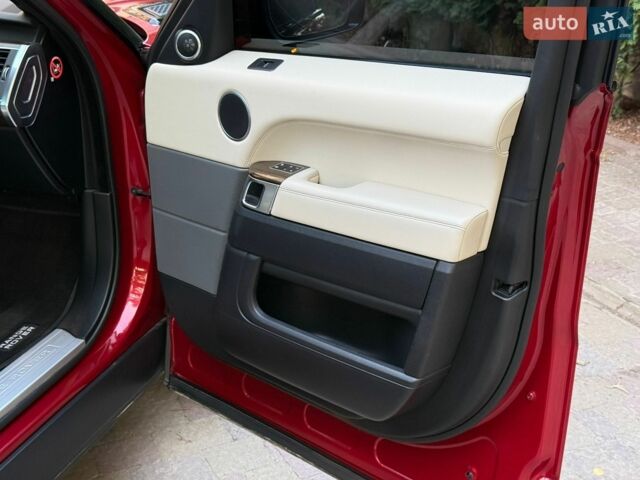 Червоний Ленд Ровер Range Rover Sport, об'ємом двигуна 3 л та пробігом 253 тис. км за 21750 $, фото 92 на Automoto.ua