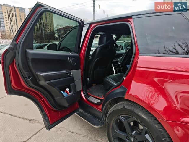 Червоний Ленд Ровер Range Rover Sport, об'ємом двигуна 3 л та пробігом 82 тис. км за 40390 $, фото 16 на Automoto.ua