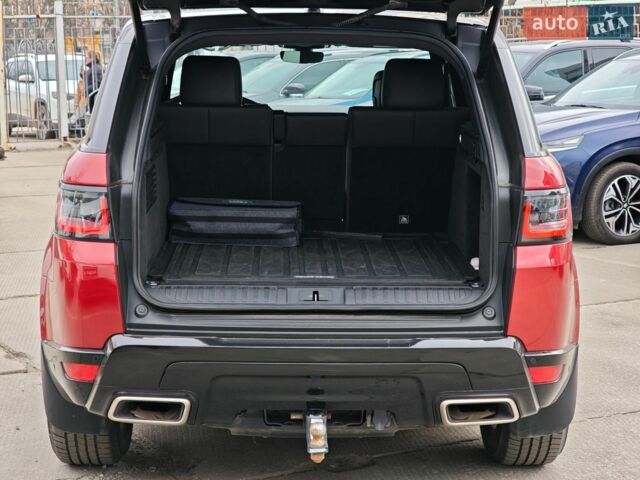 Червоний Ленд Ровер Range Rover Sport, об'ємом двигуна 3 л та пробігом 82 тис. км за 40390 $, фото 14 на Automoto.ua