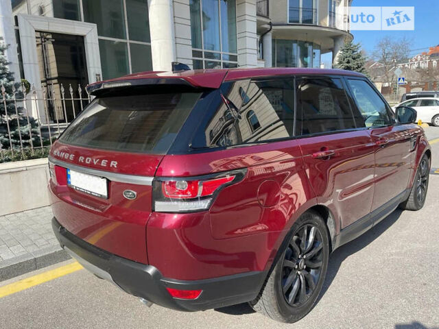 Червоний Ленд Ровер Range Rover Sport, об'ємом двигуна 2.99 л та пробігом 130 тис. км за 42000 $, фото 6 на Automoto.ua