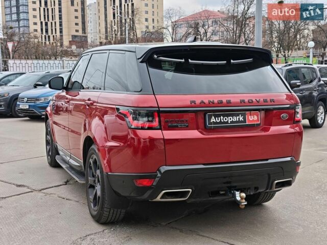Червоний Ленд Ровер Range Rover Sport, об'ємом двигуна 3 л та пробігом 82 тис. км за 40390 $, фото 7 на Automoto.ua