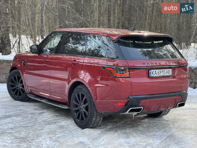 Червоний Ленд Ровер Range Rover Sport, об'ємом двигуна 3 л та пробігом 98 тис. км за 49500 $, фото 3 на Automoto.ua