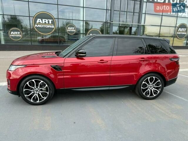 Червоний Ленд Ровер Range Rover Sport, об'ємом двигуна 3 л та пробігом 178 тис. км за 34500 $, фото 5 на Automoto.ua