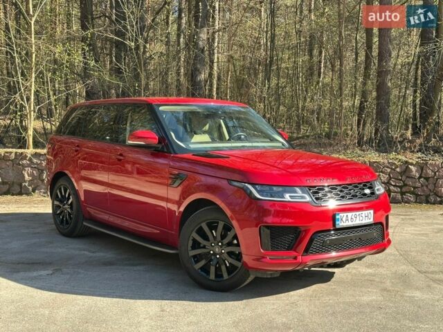Червоний Ленд Ровер Range Rover Sport, об'ємом двигуна 2.99 л та пробігом 109 тис. км за 45500 $, фото 1 на Automoto.ua