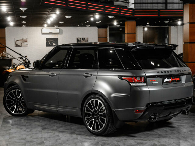 Сірий Ленд Ровер Range Rover Sport, об'ємом двигуна 5 л та пробігом 83 тис. км за 53500 $, фото 4 на Automoto.ua