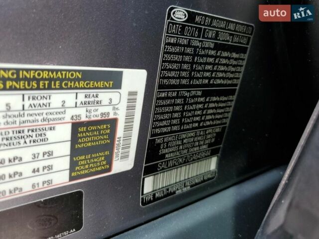 Сірий Ленд Ровер Range Rover Sport, об'ємом двигуна 2.99 л та пробігом 109 тис. км за 6500 $, фото 12 на Automoto.ua