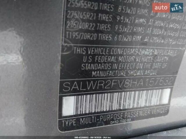 Серый Ленд Ровер Рендж Ровер Спорт, объемом двигателя 3 л и пробегом 81 тыс. км за 28000 $, фото 28 на Automoto.ua