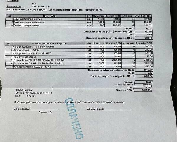 Серый Ленд Ровер Рендж Ровер Спорт, объемом двигателя 2.99 л и пробегом 130 тыс. км за 31900 $, фото 48 на Automoto.ua