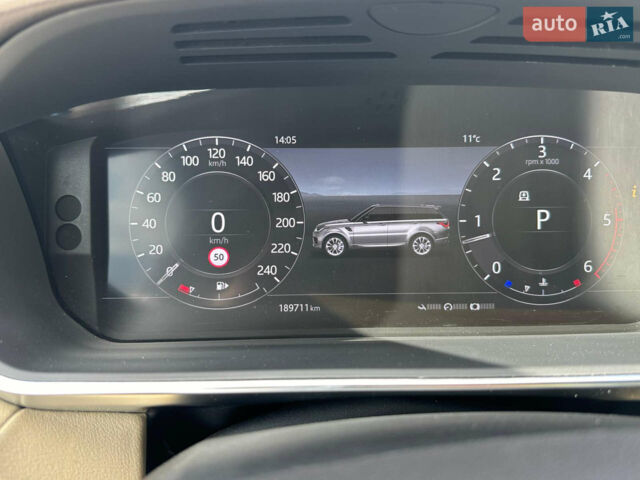 Сірий Ленд Ровер Range Rover Sport, об'ємом двигуна 3 л та пробігом 196 тис. км за 40000 $, фото 12 на Automoto.ua