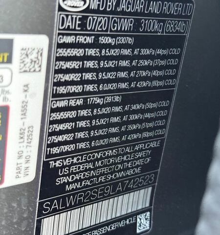 Сірий Ленд Ровер Range Rover Sport, об'ємом двигуна 5 л та пробігом 68 тис. км за 64000 $, фото 41 на Automoto.ua