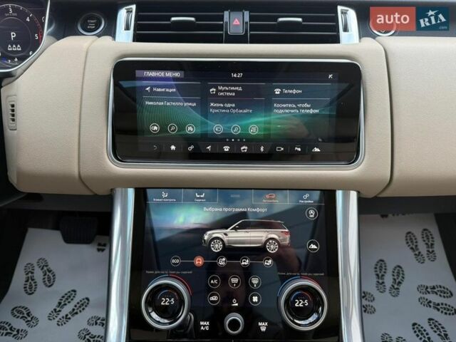 Сірий Ленд Ровер Range Rover Sport, об'ємом двигуна 2.99 л та пробігом 70 тис. км за 62000 $, фото 6 на Automoto.ua